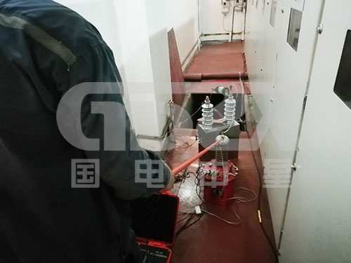 現場做電纜故障試驗